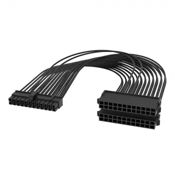 Akasa 2 sady 20+4 Male na Dual Female PSU kabel - kabel