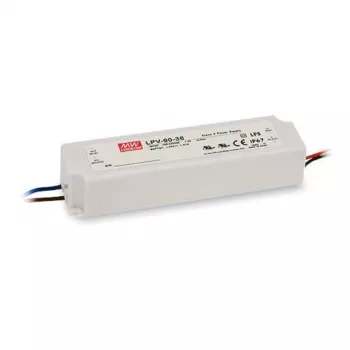 LED driver konstantního napětí SYNERGY21 MEAN WELL LPV-60-24 60 W 24 V 2,5 A IP67