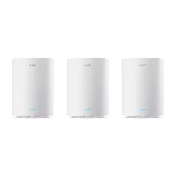 Mesh router Acer Ovia T360 Wi-Fi 6 Triple Pack (3 jednotky) - AX3000, Dual-Band, pokrytí až 7 500 čtverečních stop