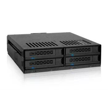 ICY DOCK ExpressCage MB324SP-1B - 4x 2,5 inch SATA/SAS hot-swap mobilní rám pro 1x 5,25 inch pozici - šroubovací zásobníky - černý