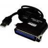 Adaptérový kabel Exsys EX-1300-2 USB na paralelní port - 1m - černý