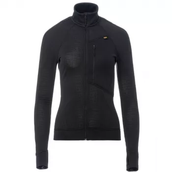 Dámská mikina na zip s kapucí Turbat Ilma 3 - mikrofleece, plný zip, nastavitelná kapuce, kapsy na zip, regular fit
