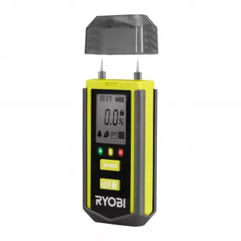 Hygrometr RYOBI - jehlový vlhkoměr pro dřevo a stavební materiály