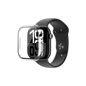 AMAZINGTHING Radix Glass Tempered Glass Case for Apple Watch 46mm – Transparent