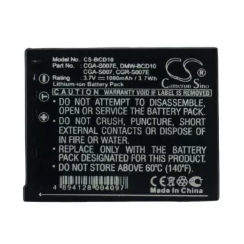 CAMERON SINO baterie CGA-S007 DMW-BCD10 pro Panasonic / CS-BCD10