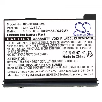 CAMERON SINO baterie typ CINAQBT/A pro Insta360 X3 / One X3 - CS-NTX363MC
