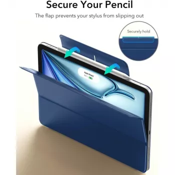 ESR Rebound Magnetic Case for iPad Air 10.9 (4th/5th Gen, 2020-2022) / iPad Air 11 (6th/7th/8th Gen, 2024-2026), Blue