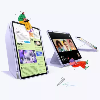 ESR Flip Hybrid Case for iPad Air 13-inch (M2 2024) - Purple
