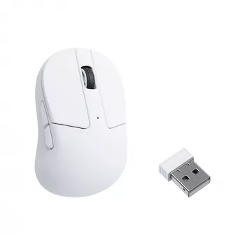 Keychron M4-A24 PixArt 3950 8K bezdrátová herní myš bílá