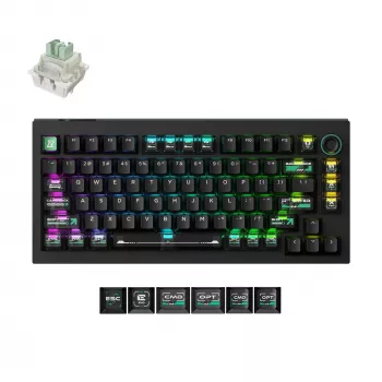Herní klávesnice Keychron L5W-W1 Lemokey Magnetic Cyber 75% Hall Effect