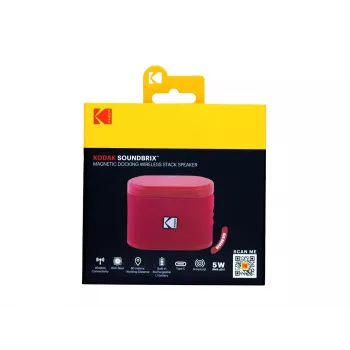 Bezdrátový stohovatelný reproduktor KODAK SoundBrix Reverb Red
