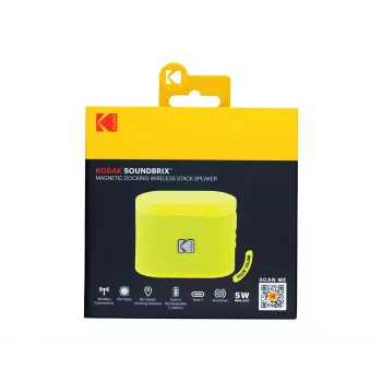 Bezdrátový stohovatelný reproduktor Kodak SoundBrix Yellin's Yellow