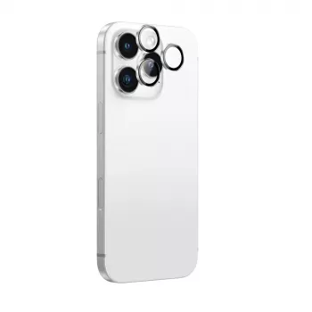 AMAZINGTHING AR 3 Lens Glass Full Clear Tempered Glass Camera Lens Protector for iPhone 16 Pro / 16 Pro Max - Transparent