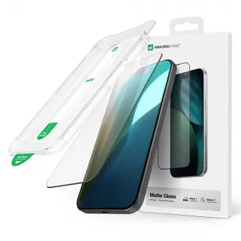 AMAZINGTHING Titan Vision 7 Matte Tempered Glass Screen Protector for Apple iPhone 17 Pro