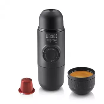 WACACO Minipresso NS přenosný espresso stroj pro Nespresso kapsle, černý