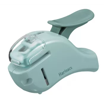 KOKUYO Harinacs SMALL+ sešívačka bez sponek světle modrozelená (SLN-MSH305GB)