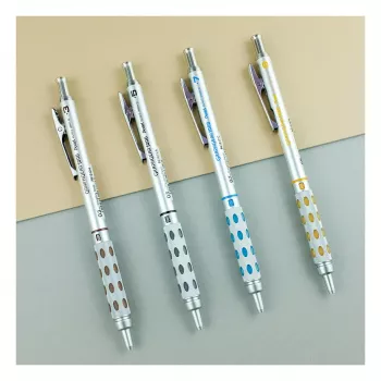 Mikrotužka Pentel 0,5 mm metalická stříbrná