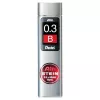 Náplň do mikrotužky Pentel Ain Stein B šedá 0,3 mm 60 mm 15 ks