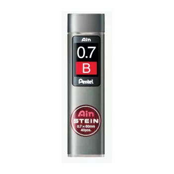 Náplň do mikrotužky Pentel Super Hi-Polymer C277-BO 0,7 mm HB 40 tuh černá v tubě
