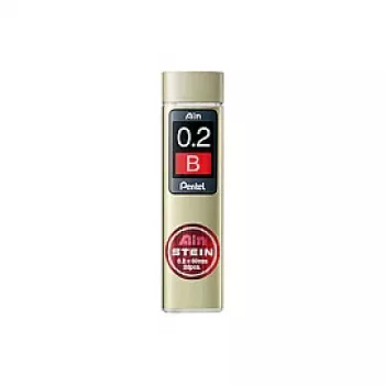 Náplň do mikrotužky Pentel Ain Stein 0,2 mm tvrdost B 20 tuh černá