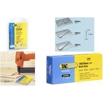 TACWISE 18 Gauge hřebíčky 30 mm pozinkované, 5000 kusů, kompatibilní s pneumatickými hřebíkovačkami - 1 balení (0397)