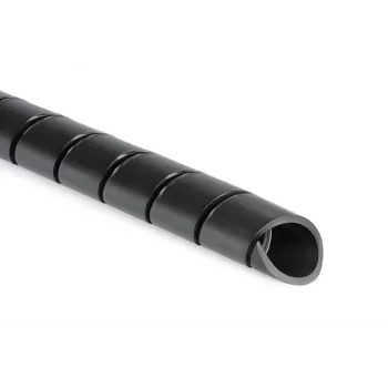 HellermannTyton Spiral Cable Wrap 9mm 30m Black Polyethylene