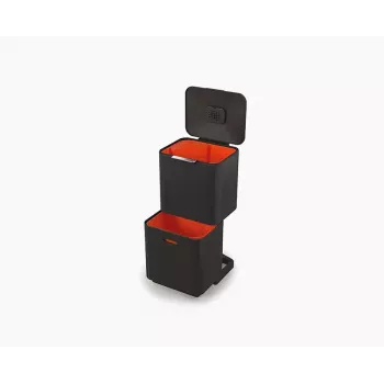 Odpadkový a recyklační koš Joseph Joseph Totem Max 60 l černý