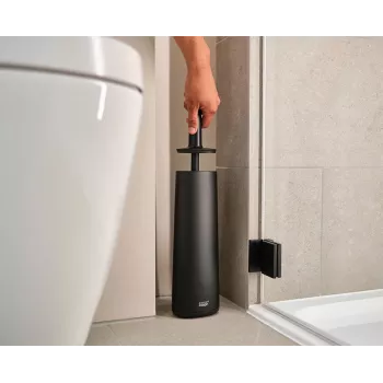 Toaletní kartáč Joseph Joseph Flex 360, matná černá