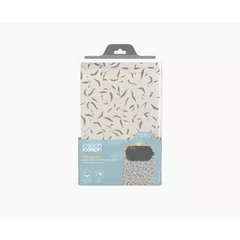 Joseph Joseph Glide Compact Ironing Board Cover for 110 x 33 cm Boards, 100% Cotton Top Layer with Padded Underlay, Ecru (50048)