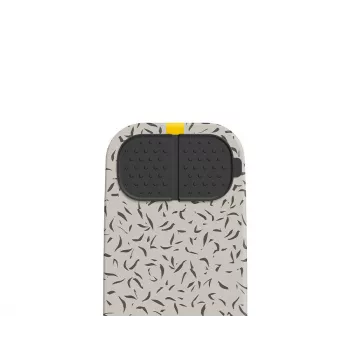 Joseph Joseph Glide Compact Ironing Board Cover for 110 x 33 cm Boards, 100% Cotton Top Layer with Padded Underlay, Ecru (50048)