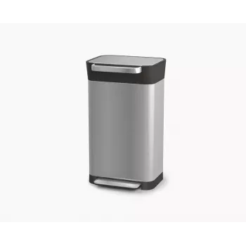 Joseph Joseph Titan 30L Stainless Steel Trash Compactor with Compaction System