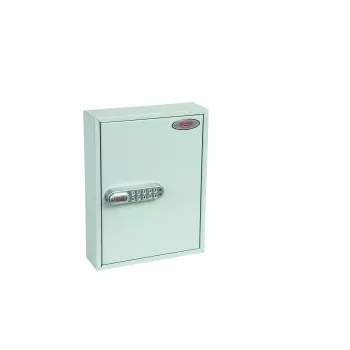 Klíčový trezor Phoenix Safe KC0601E - šedý - 42 háčků - elektronický zámek - na zeď - 270 x 80 x 350 mm
