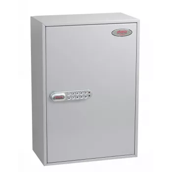 Klíčový trezor Phoenix Safe KC0605E - šedý - 300 háčků - elektronický zámek - 380 x 205 x 550 mm