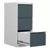 Phoenix Safe FC1003GAK Fireproof Filing Cabinet with 3 Drawers, Anthracite