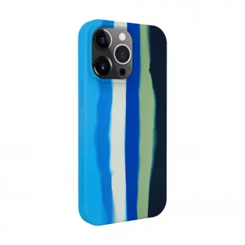 Evelatus Silikonové pouzdro pro Apple iPhone 15 Pro Max vícebarevné modré