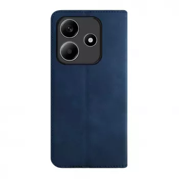 Pouzdro kniha Evelatus Xiaomi Redmi Note 14 5G z PU kůže, tmavě modré