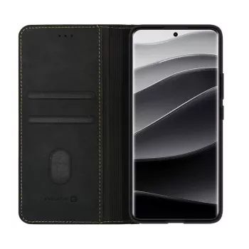 Pouzdro kniha Evelatus Xiaomi Redmi Note 14 Pro Plus, černé