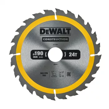 DEWALT kotouč do okružní pily 190x30mm 24T +16° Super Thin Kerf TCT