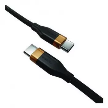 2-Power 1m USB-C na USB-C 60W nabíjecí a datový synchronizační kabel černý