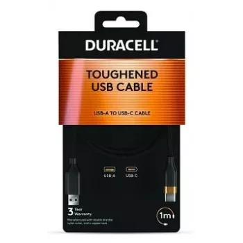 2-Power 1m USB-A na USB-C kabel - černý