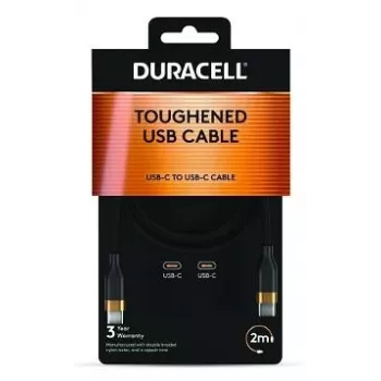 2-Power 2m USB-C na USB-C kabel 60W PD rychlé nabíjení a synchronizace dat - černý