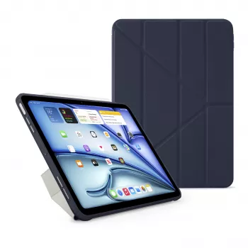Pouzdro Pipetto Origami No1 Original pro iPad Air 11 (M2/M3) / iPad Air 10.9 (4./5. gen), tmavě modré