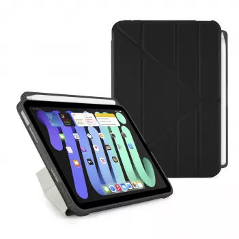 Pouzdro na tužku Pipetto Origami No3 pro iPad mini (A17 Pro / 6. gen), černé