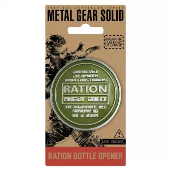 Magnetický otvírák na láhve Fanattik Metal Gear Ration