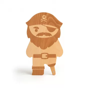 OTOTO Pirate Board Cutting Board & Knife Set