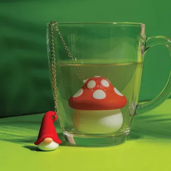 OTOTO Enchan-Tea čajové sítko - design kouzelníka, silikonové sítko na sypaný čaj