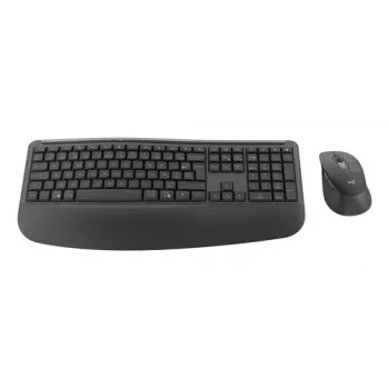 Bezdrátová klávesnice a myš Logitech Signature Comfort Plus Combo MK880 for Business UK rozložení Graphite