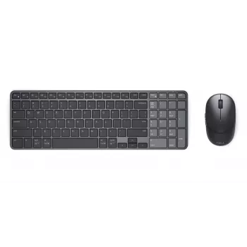 Dell Pro 7 nabíjecí kompaktní sada klávesnice a myši - KM746 - ruská (QWERTY) - titanově šedá