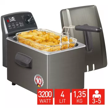 FRITEL fritéza Turbo SF 4 litry nerez