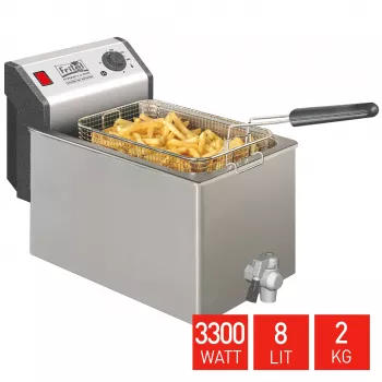 Fritéza FRITEL TURBO SF 8 litrů 3,3kW nerez